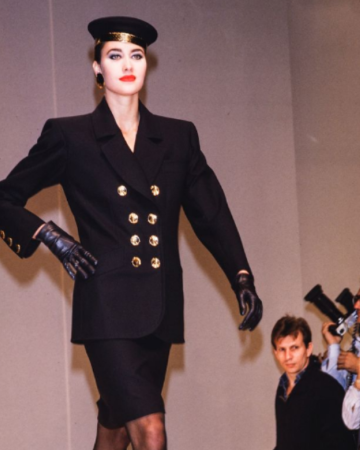 Veste Marine Ss1989 Par Yves Saint Laurent