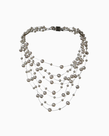 Collier Perles Flottantes