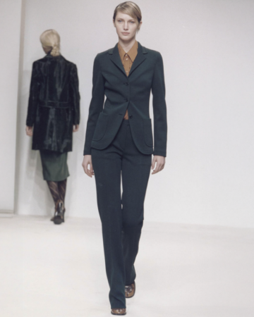 Tailleur Noir Architecturé SS1997