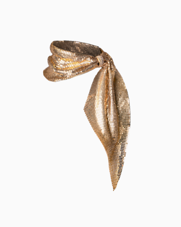 Collier Foulard Doré