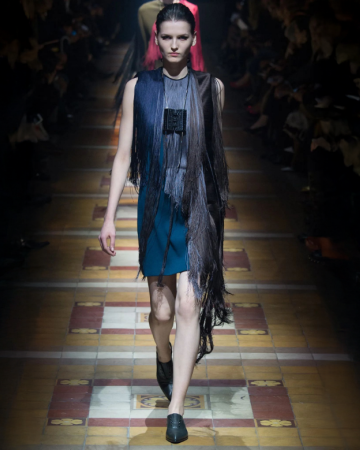Robe longues franges