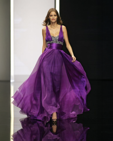 Robe Plissé Orchidée SS2008