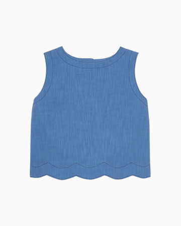 Top Temple Bleu