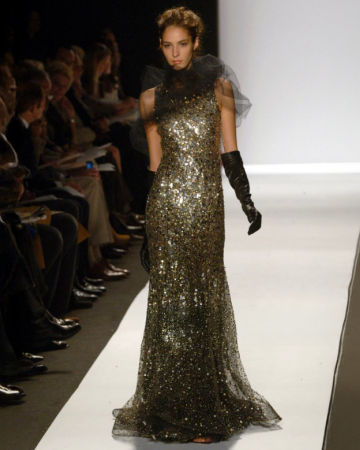 Robe Gold Sequin Runway fall 2006