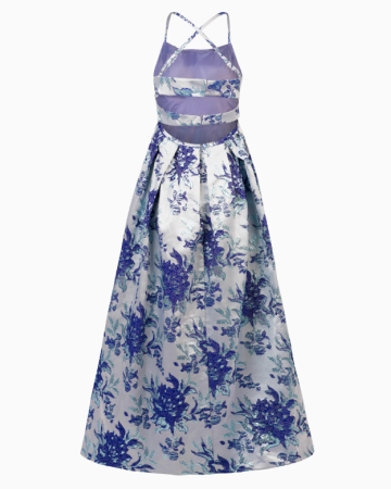 Robe Floral Bleu