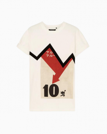 T shirt Flocked