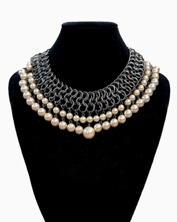 Collier Cascade De Perles