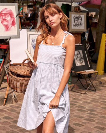Robe Juliette vert d'eau-Exclusivité web