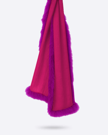 Étole Amour Fuchsia