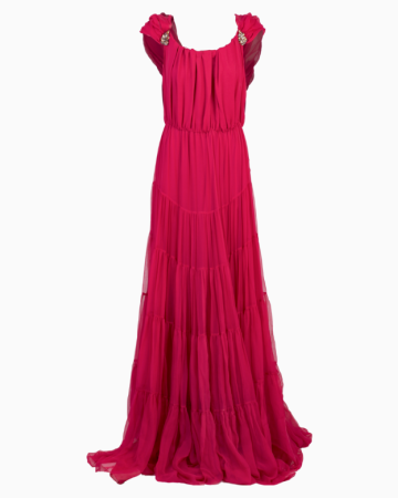 Robe Fushia Mousseline 2012