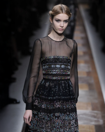 Robe Noir Céleste FW 2012