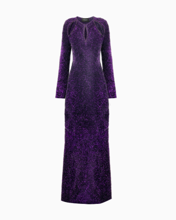 Robe Maille Purple