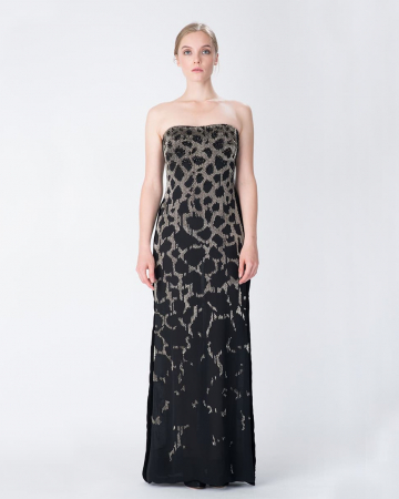 Robe Bustier Léopard