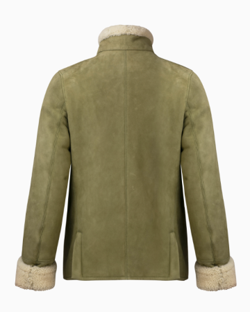 Manteau Shearling Vert Circa 2010