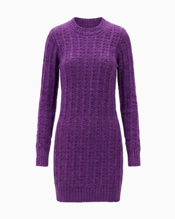 Robe Maille Violette