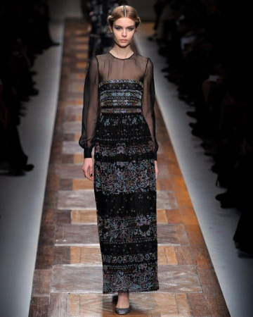 Robe Noir Céleste FW 2012