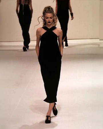 Robe Croisée SS1998 Par Karl Lagerfeld