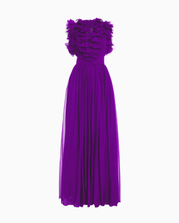 Robe Purple Silk