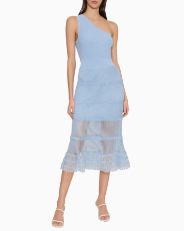 Robe One Shoulder Knit