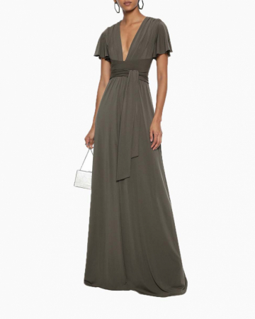 Robe Stretch Jersey Gown