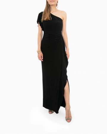Robe  Asymétrique Broche