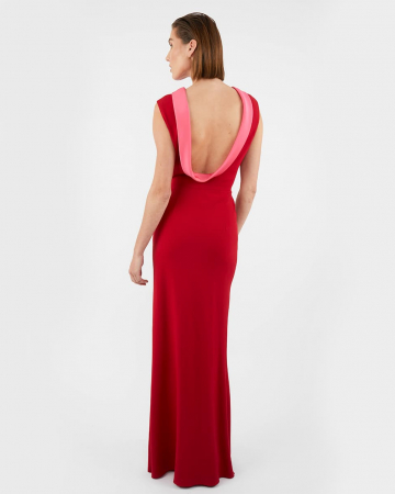 Robe Red Backless