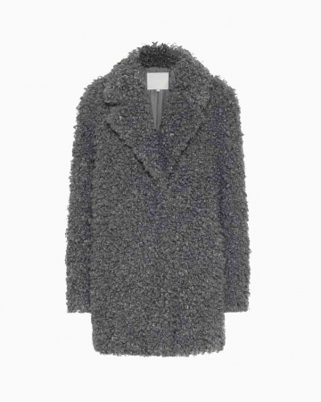 Manteau Faux Fur Grey