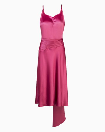 Robe Soie Framboise