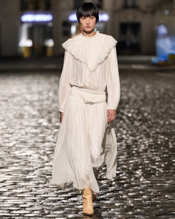 Jupe Crème Bohème Fw 2021 Gabriela Hearst