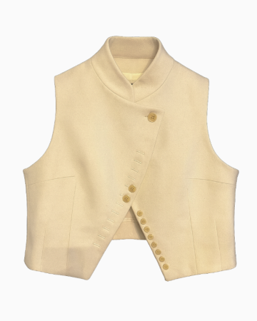 Gilet Croisé Ivoire