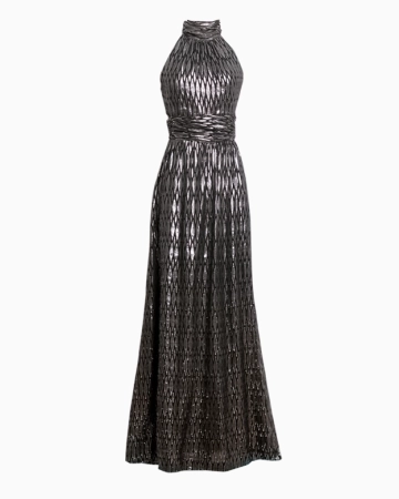 Robe Silver Silk Long
