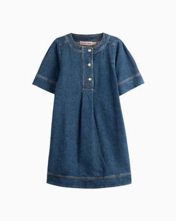 Denim mini dress