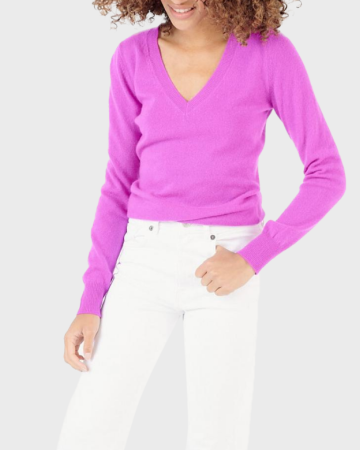Pull Arielle Violet Fluo