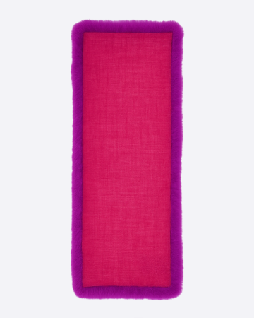 Étole Amour Fuchsia