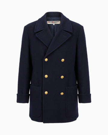 Manteau Cabas Marine À Boutons Dorés 1989