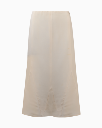 Jupe Silk White par Karl Lagerfeld