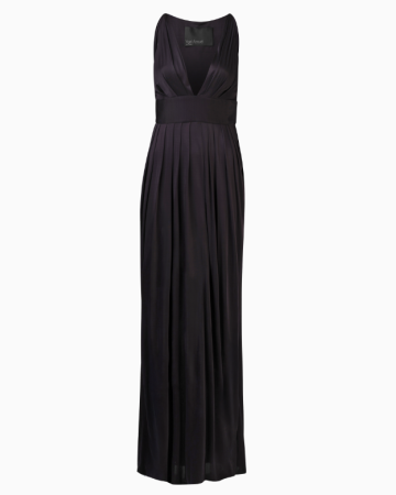 Robe Purple Drapé