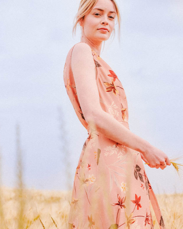 Robe Floral Wrap