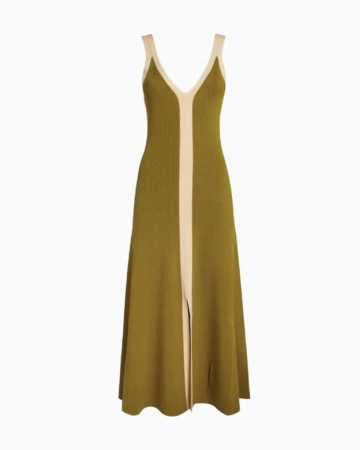 Robe Two Tone Verte-Exclusivité web