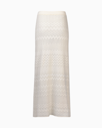Jupe Maille Ivoire Iconique