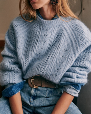 Pull Scarlett Bleu