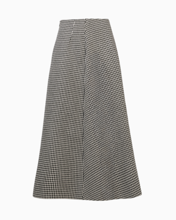 Jupe Pied-de-poule Structuré