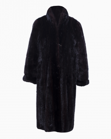 Manteau Vison Noir