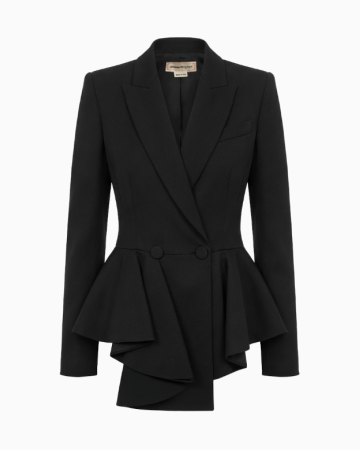 Veste Black Peplum