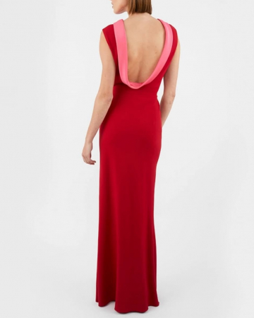 Robe Red Backless