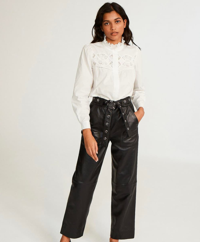 Pantalon simili cuir claudie pierlot new arrivals