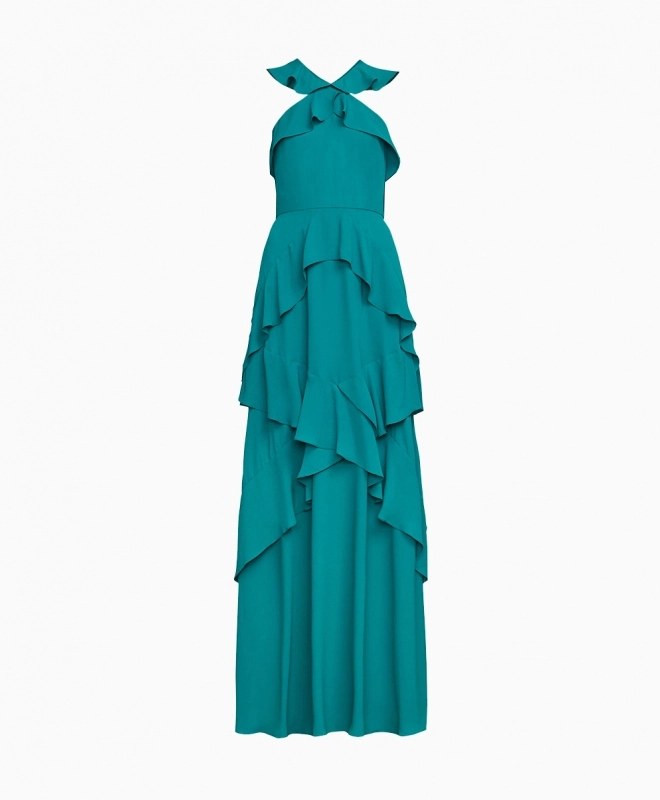 Location robe BCBG Audrianna Turquoise 2