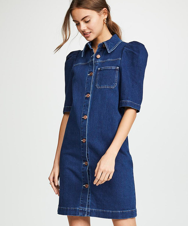 Location Robe Denim Collared See By Chloé 2