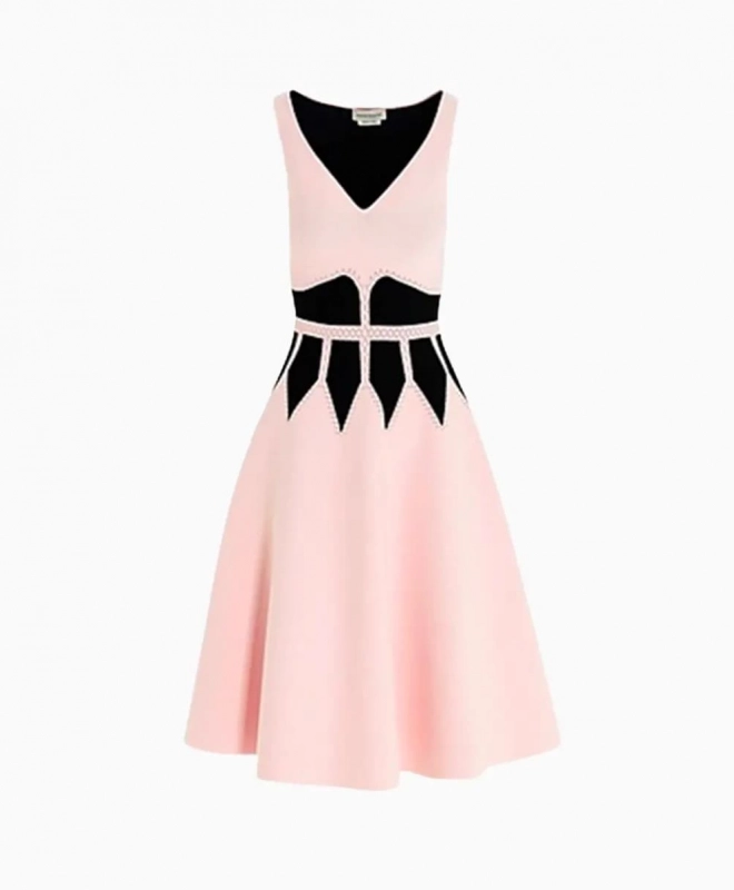 Location Robe Alexander McQueen Intarsia 2