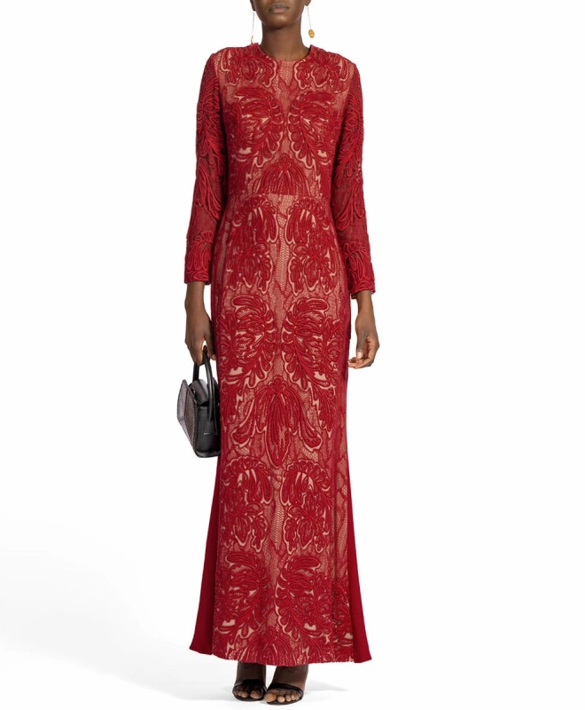 Location Robe Elie Saab Red Lace 1